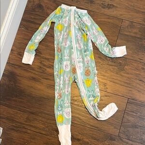 Little Sleepies Easter/Bunny Print One Piece Pajamas